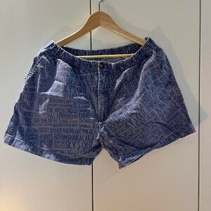 Chubbies, RARE Original (5.5” inseam) "Get Weird All Over" short. XL